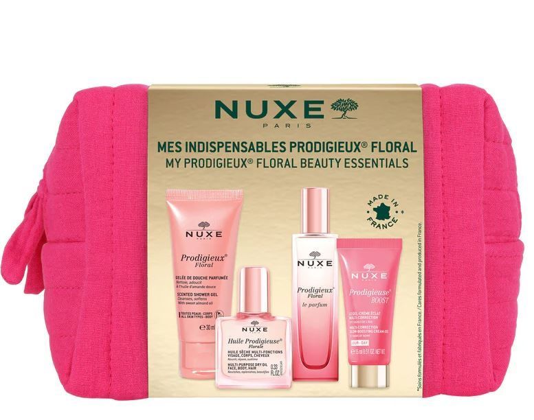 Nuxe Trousse Prodigieuse Floral – Routine Sensoriale Completa per Pelle e Capelli