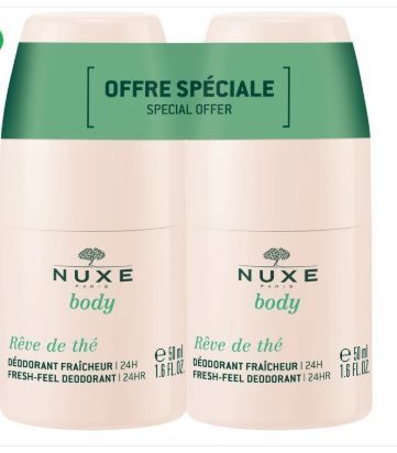 Nuxe Rêve de Thé Duo Deodorant 2x50 ml Nuxe Rêve de Thé Duo Deodorant 2x50 ml