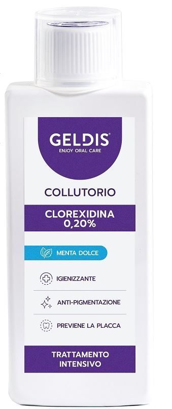 GELDIS Collutorio – Protezione avanzata per gengive sensibili | 200 ml Gusto Menta