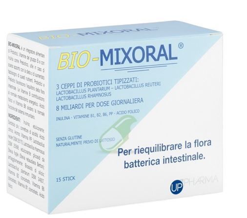 BIO MIXORAL 15 stick – Probiotici, Vitamine B e Inulina