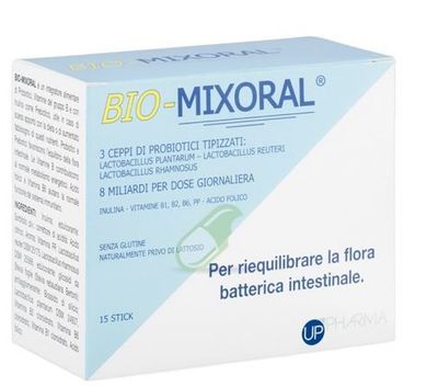BIO MIXORAL 15 stick – Probiotici, Vitamine B e Inulina