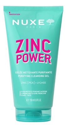Nuxe Zinc Power - Gel Viso Detergente Purificante, 150ml Nuxe Zinc Power - Gel Viso Detergente Purificante, 150ml
