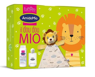 Cofanetto Doudou Mio 2025 set regalo per cura mamma e bebè polvere 100g + acqua di colonia 100ml Cofanetto Doudou Mio 2025 set regalo per cura mamma e bebè polvere 100g + acqua di colonia 100ml
