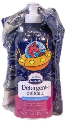 EUPHIDRA AMIDOMIO ABBINATA DETERGENTE DELICATO 500 ML + METRO CAMERETTA BAMBINI EUPHIDRA AMIDOMIO ABBINATA DETERGENTE DELICATO 500 ML + METRO CAMERETTA BAMBINI