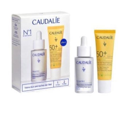CAUDALIE Vinoperfect & Solare Cofanetto Siero Antimacchie 30 ml + Fluido SPF50+ 20 ml CAUDALIE Vinoperfect & Solare Cofanetto Siero Antimacchie 30 ml + Fluido SPF50+ 20 ml