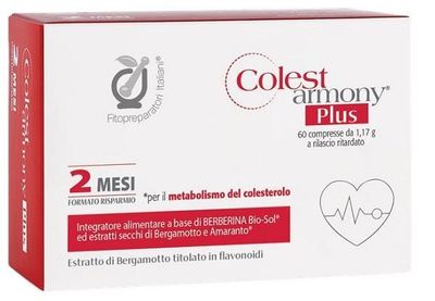 FPI COLESTARMONY PLUS 60 cpr NUOVA FORMULAZIONE FPI COLESTARMONY PLUS 60 cpr NUOVA FORMULAZIONE