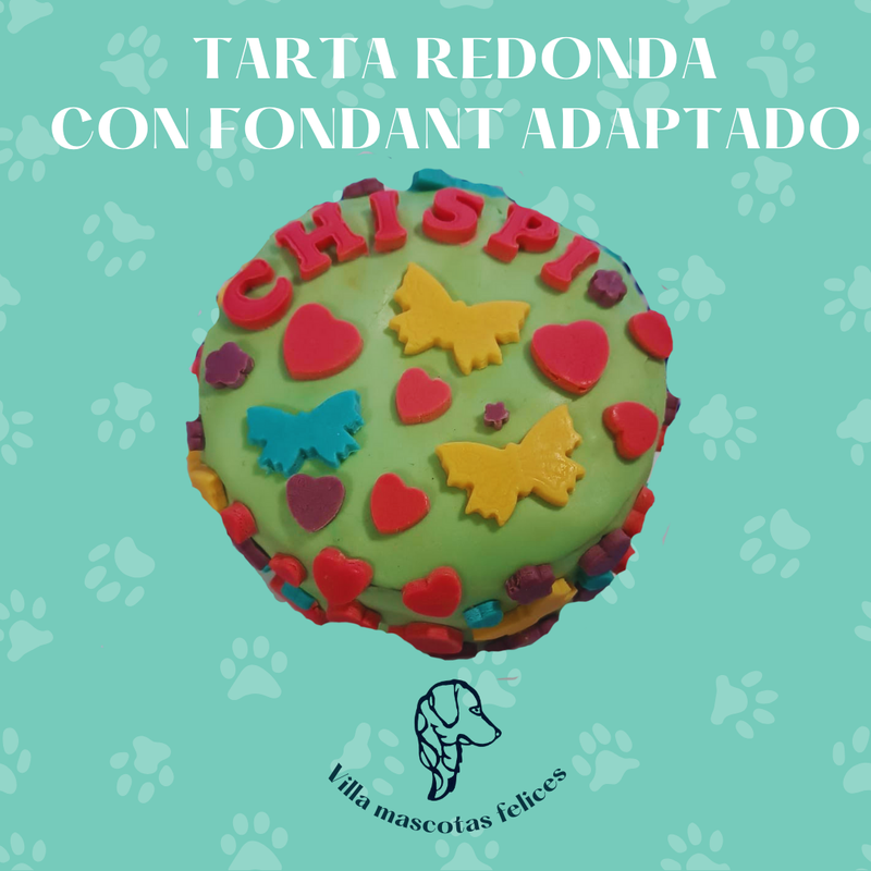 TARTA PEQUEÑA FONDANT