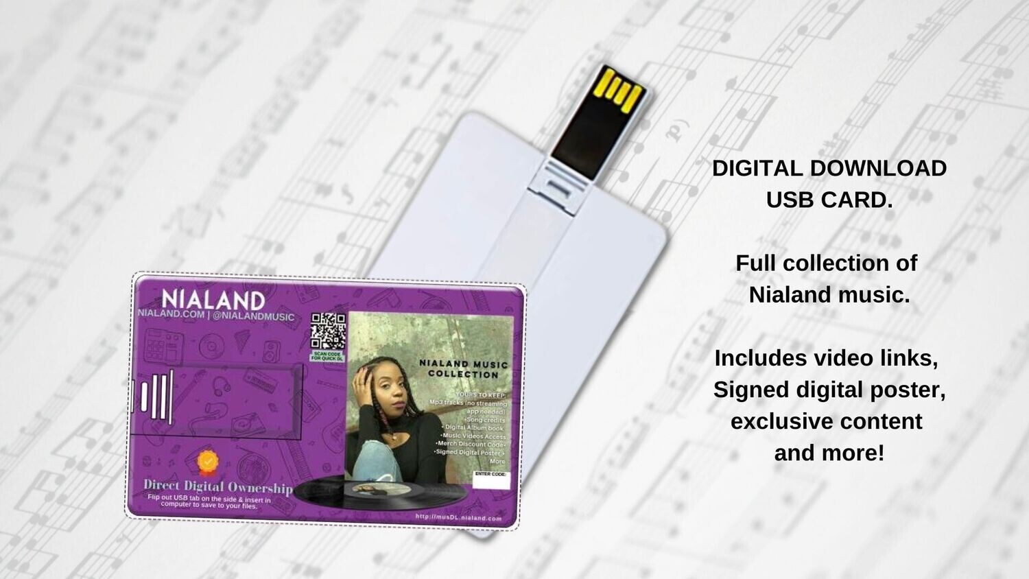 USB Card-Nialand: Music Flash Drive