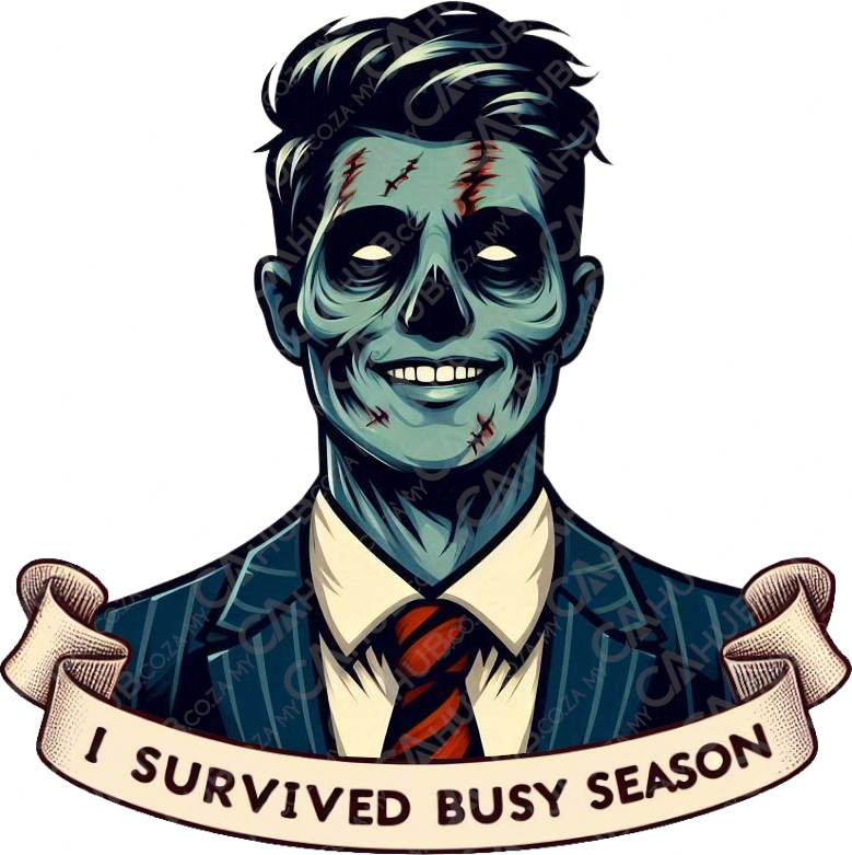 Corporate Zombie Man T-shirt