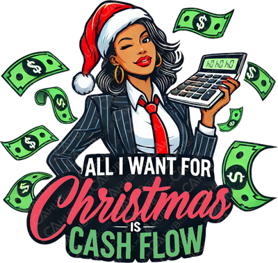 Cash Flow For Christmas T-shirt