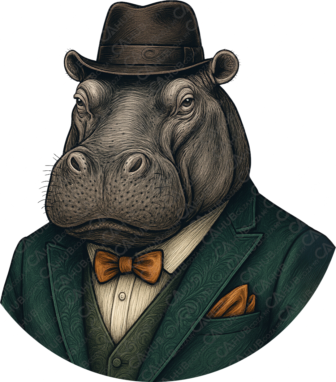 Untamed Inc - Hippo T-shirt