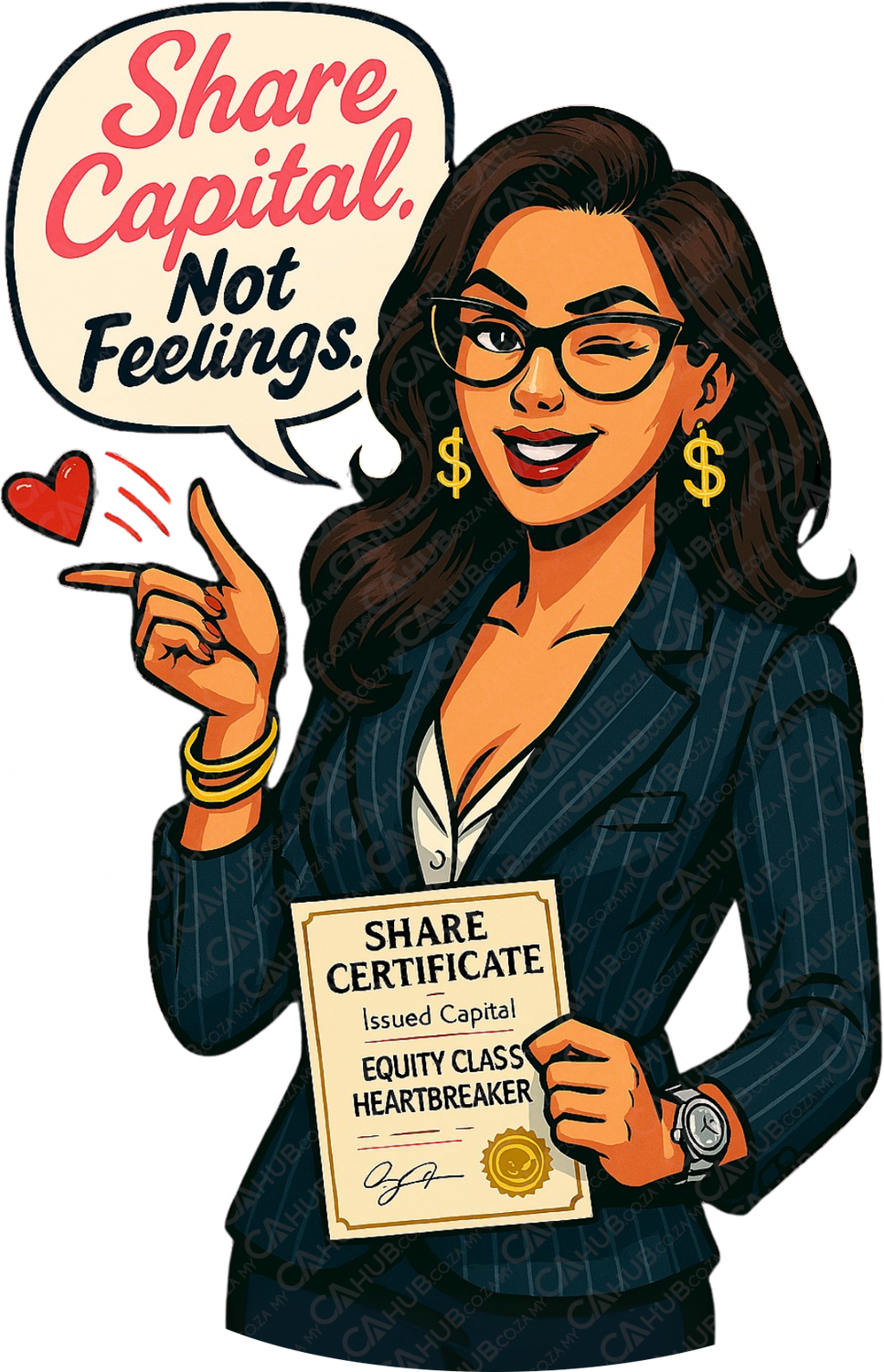Share Capital, Not Feelings T-shirt