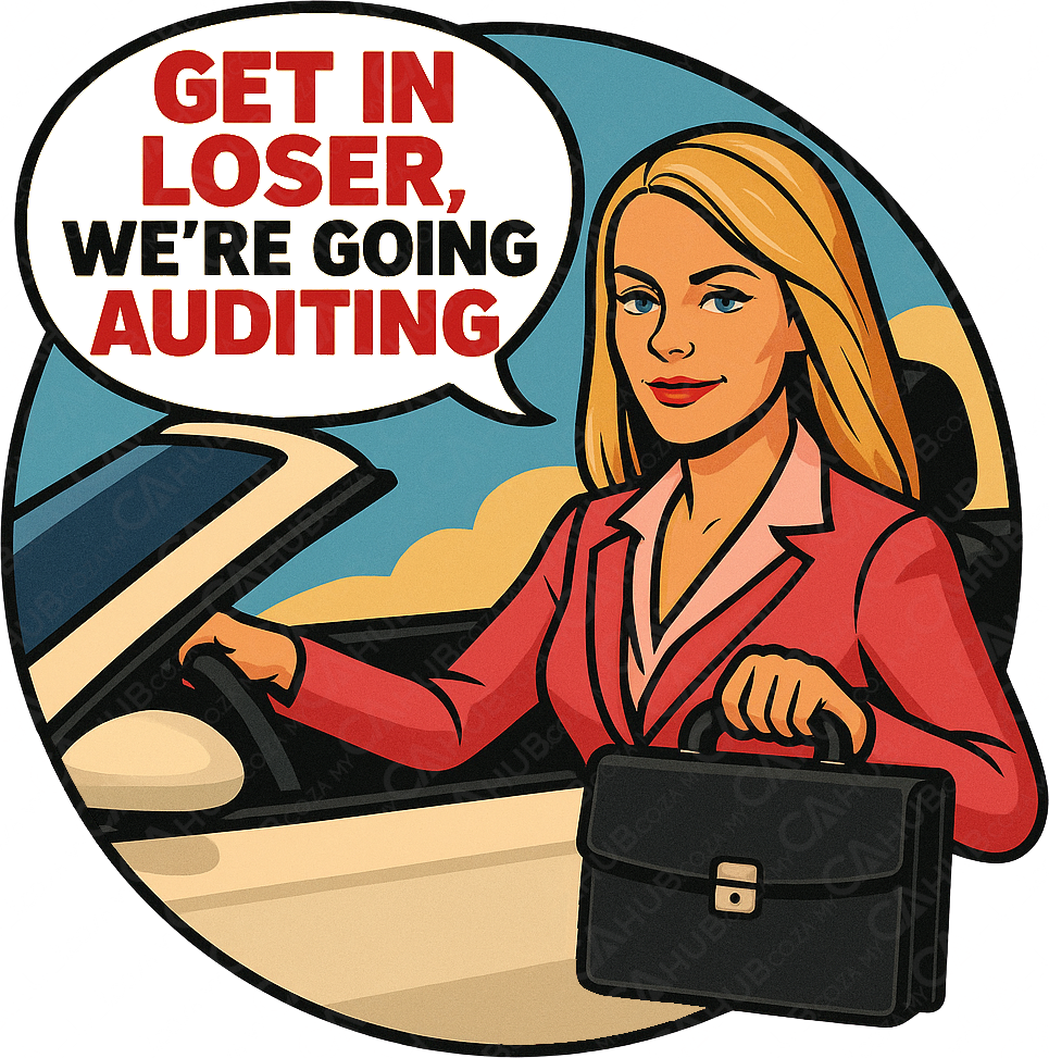 Get In Loser, We're Going Auditing T-shirt