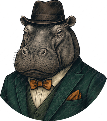 Untamed Inc - Hippo T-shirt