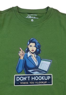 Don't Hookup Where You VLookup T-Shirt