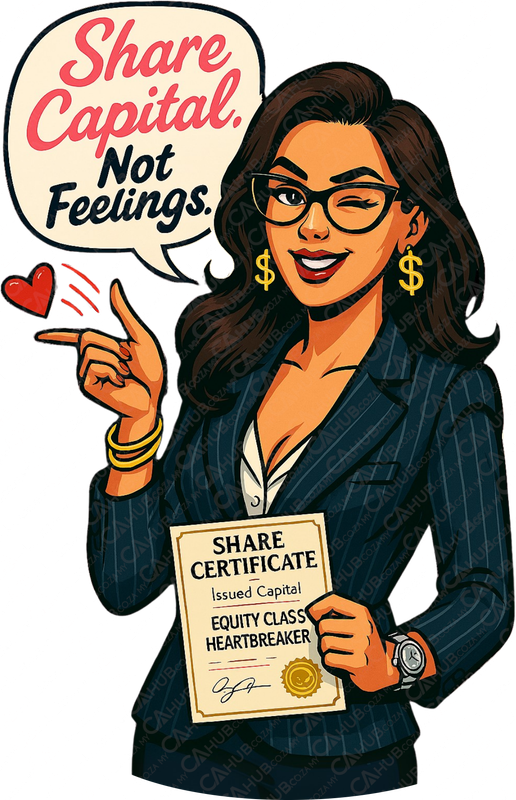 Share Capital, Not Feelings T-shirt