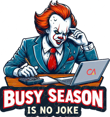 Busy Season Is No Joke T-shirt