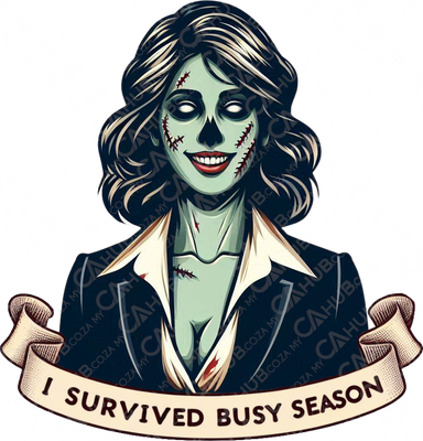Corporate Zombie Woman T-shirt