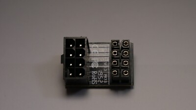 ATX 8-pin socket on 8- or 6-pin plug 180 °