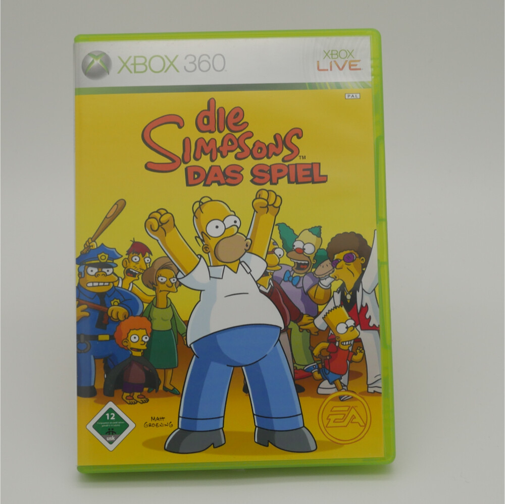 The Simpsons The Game XBox 360 german - Used Item