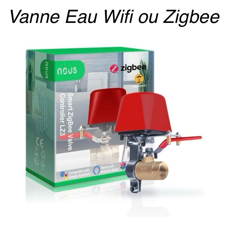 Nous LZ3 Vanne Motorisée Intelligente Tuya Wifi Zigbee 3.0.