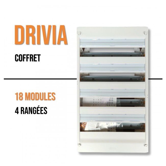 Legrand Drivia13-18 Tableaux Électriques Drivia Nus.