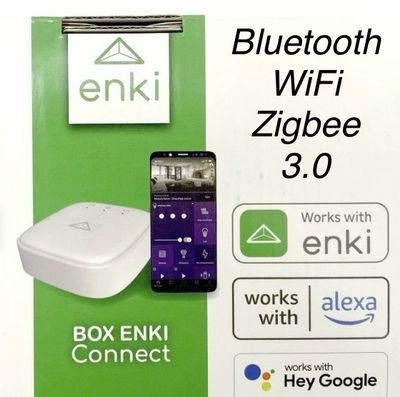 Domotique Box Enki Connect Bluetooth, Wifi &amp; Zigbee 3.0.