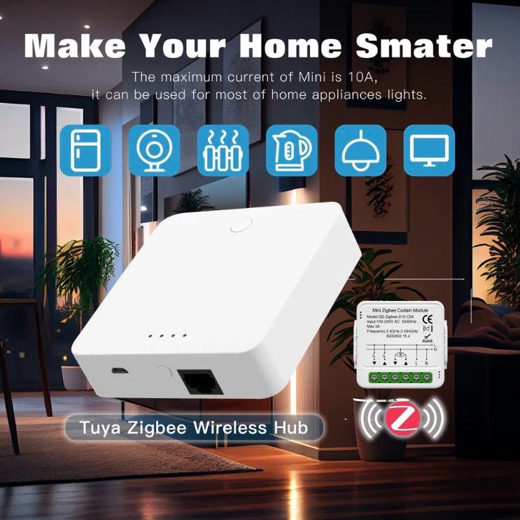 Module de Commutation Intelligent WiFi Zigbee pour Volet Roulant.