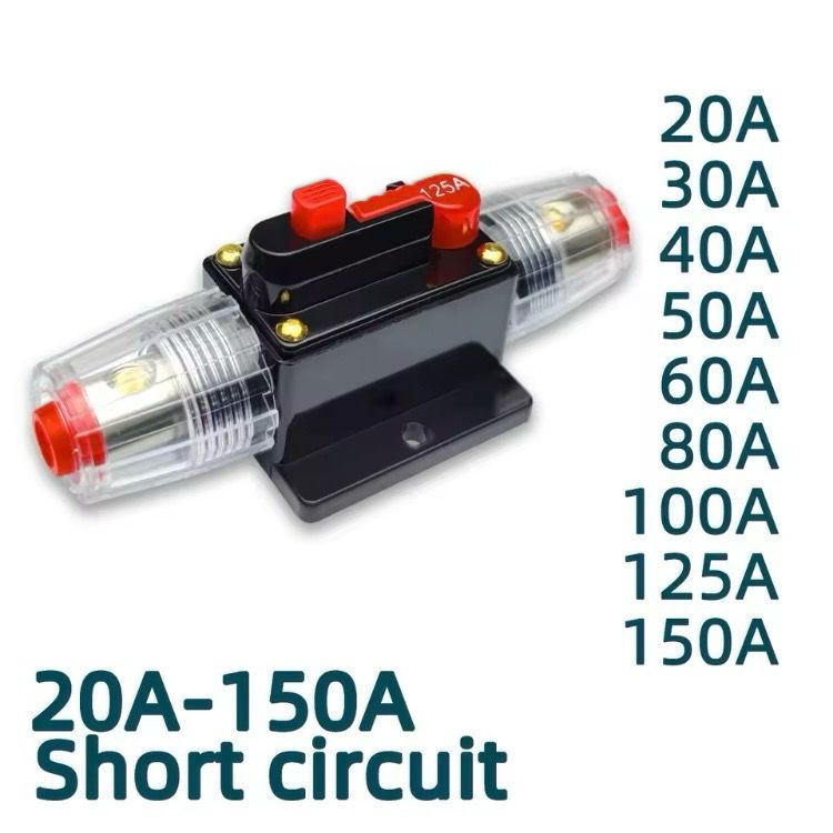 Disjoncteur Thermique à Réinitialisation Manuelle de 20 Ampères à 150 Ampères.