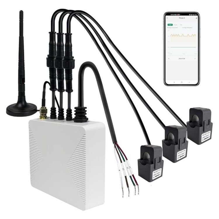 Compteur d&#39;Énergie Domestique Intelligent WiFi Monophasé et Triphasé.
