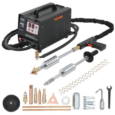 Vevor Kit de Réparation Extracteur de Bosses 3KW Soudeuse par Points pour Panneau de Véhicule Débosselage Redressage.