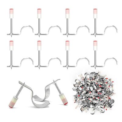 Clous pour Pistolet à Clous Ronds de 7,3 mm. Dispositif de Fixation pour Mur de Ciment, Plafond et Béton.