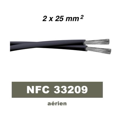 Enedis Câbles Aériens de Branchement NF C33-209.