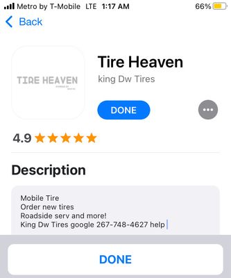 Tireheavenusa insurance Company Services Tire Not Include