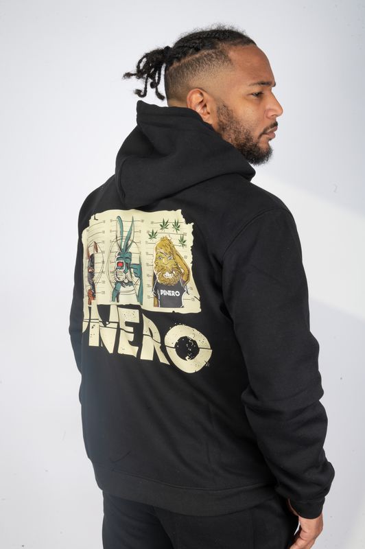 Pinero Line-Up Hoodie | Black