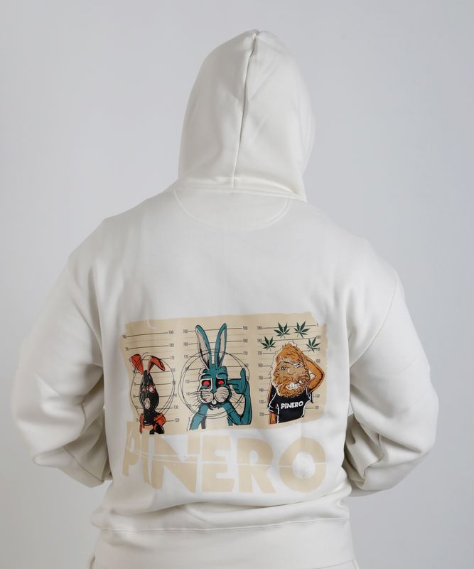 Pinero Line-Up Hoodie | Cream