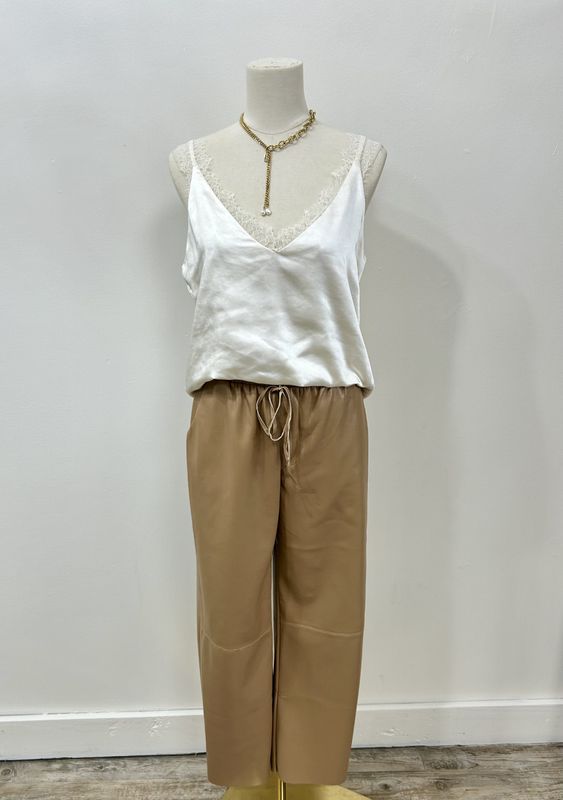 Camel Drawstring Pant