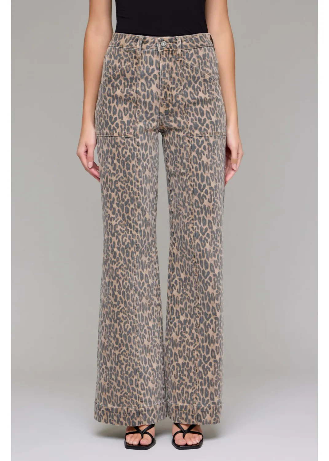 Cheetah Happi High-Rise Comfort Flare