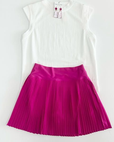 All Easy Athletic Skirt in Pink