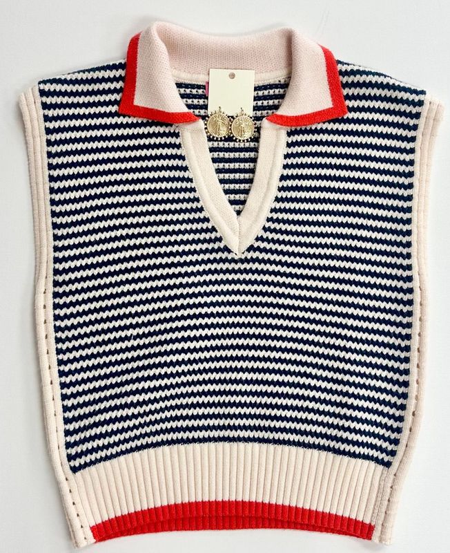 Scarlett Sleeveless Sweater Top