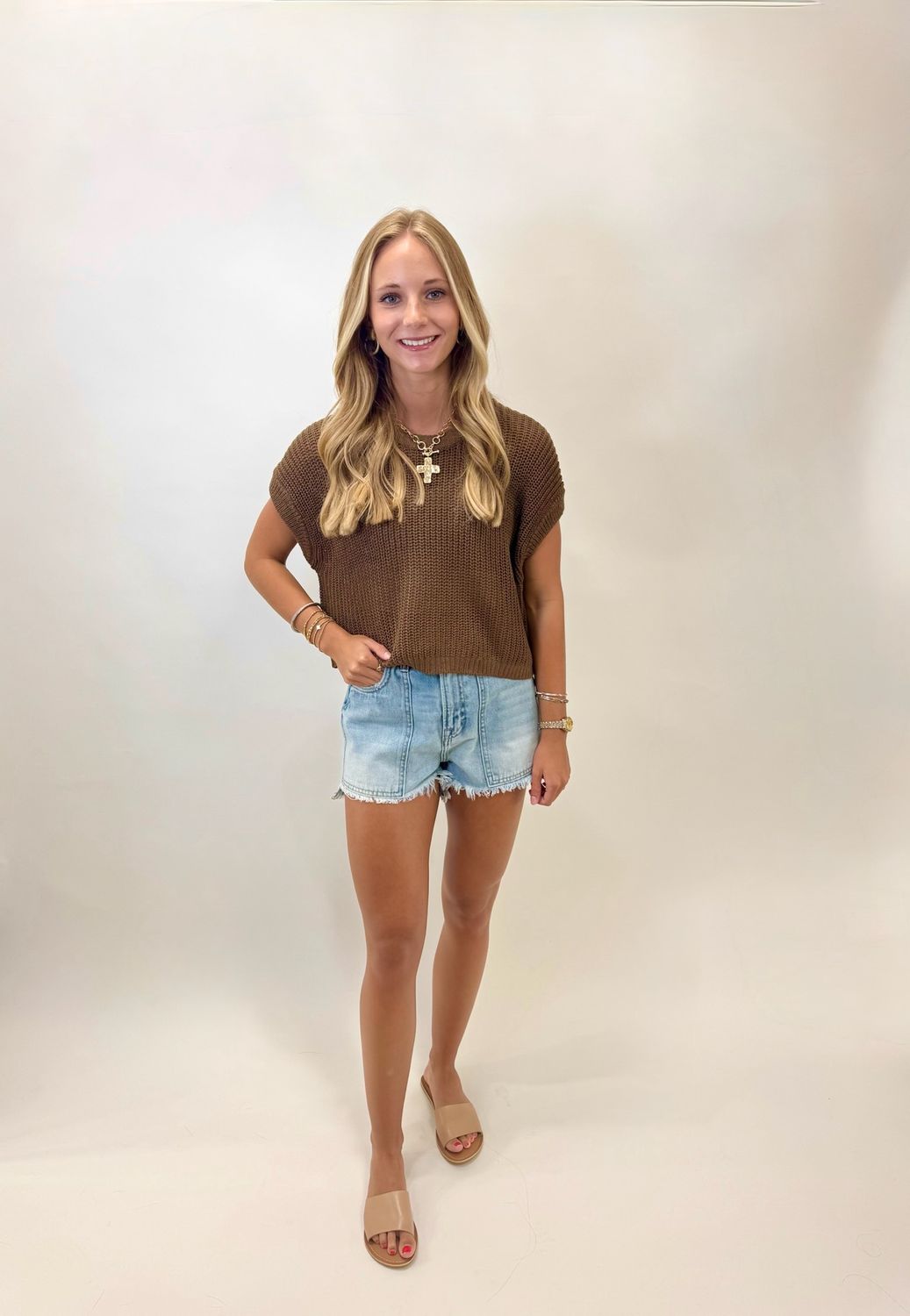 Espresso Dolman Sleeve Sweater Top