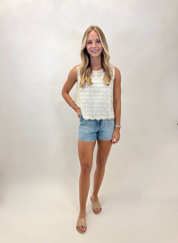 Myrtle Beaded Top