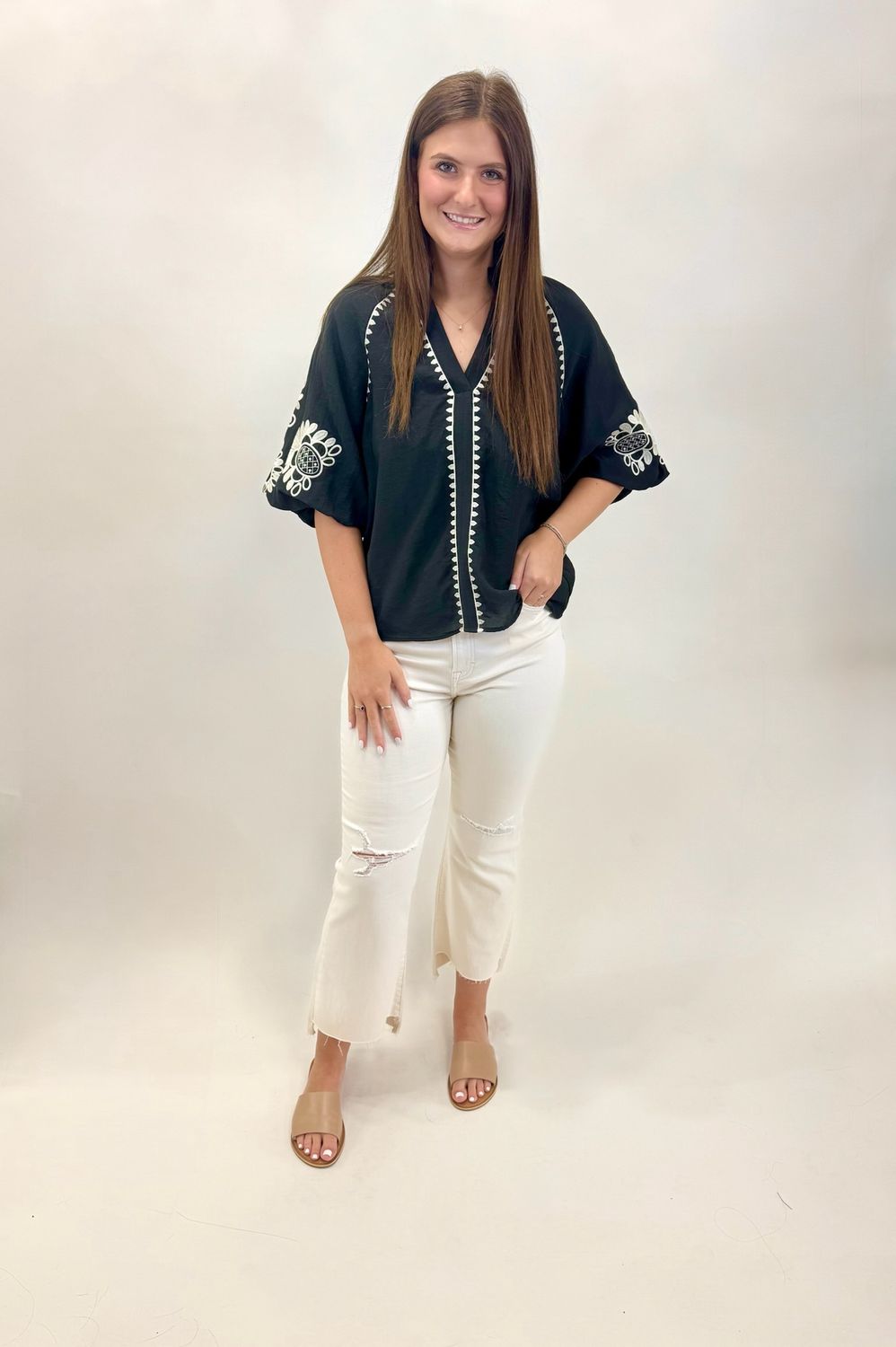 Nina Embroided Blouse