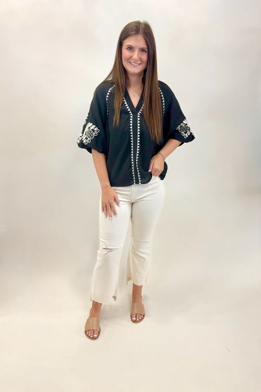 Nina Embroided Blouse