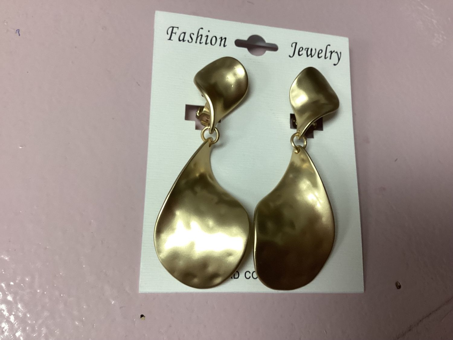 Twisted Gold Clip On
