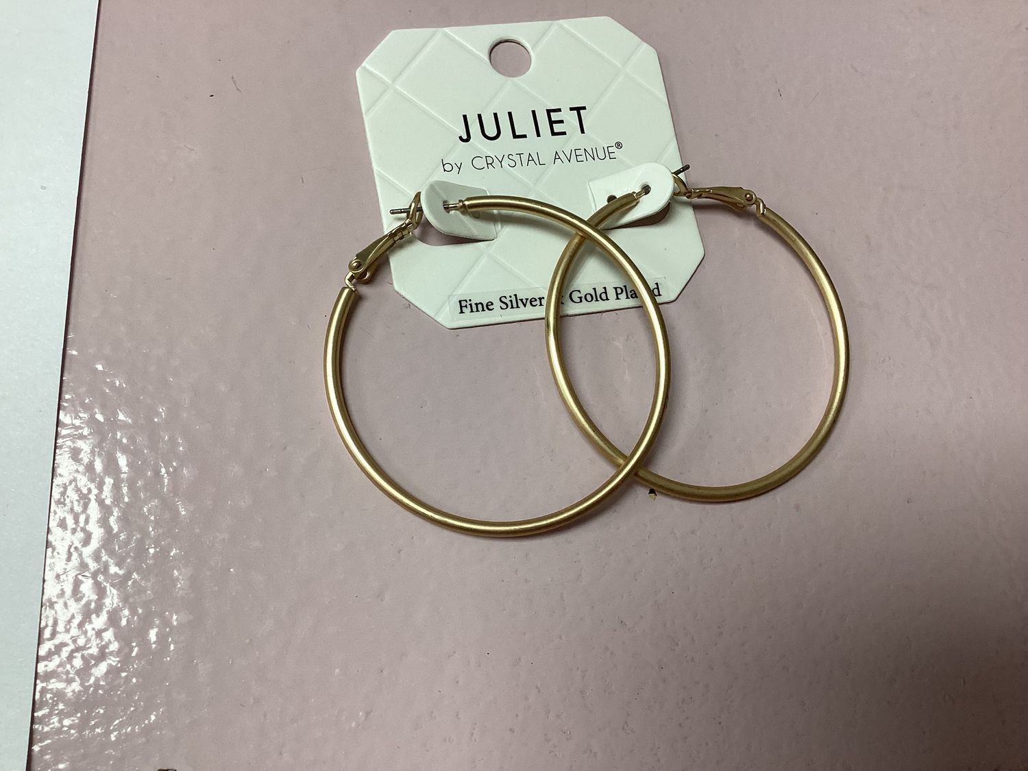 Matte Gold Hoop