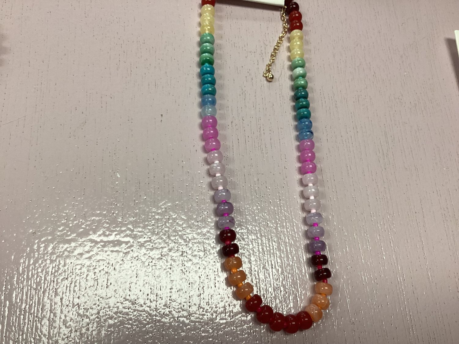 Ombré multi Beaded Necklace