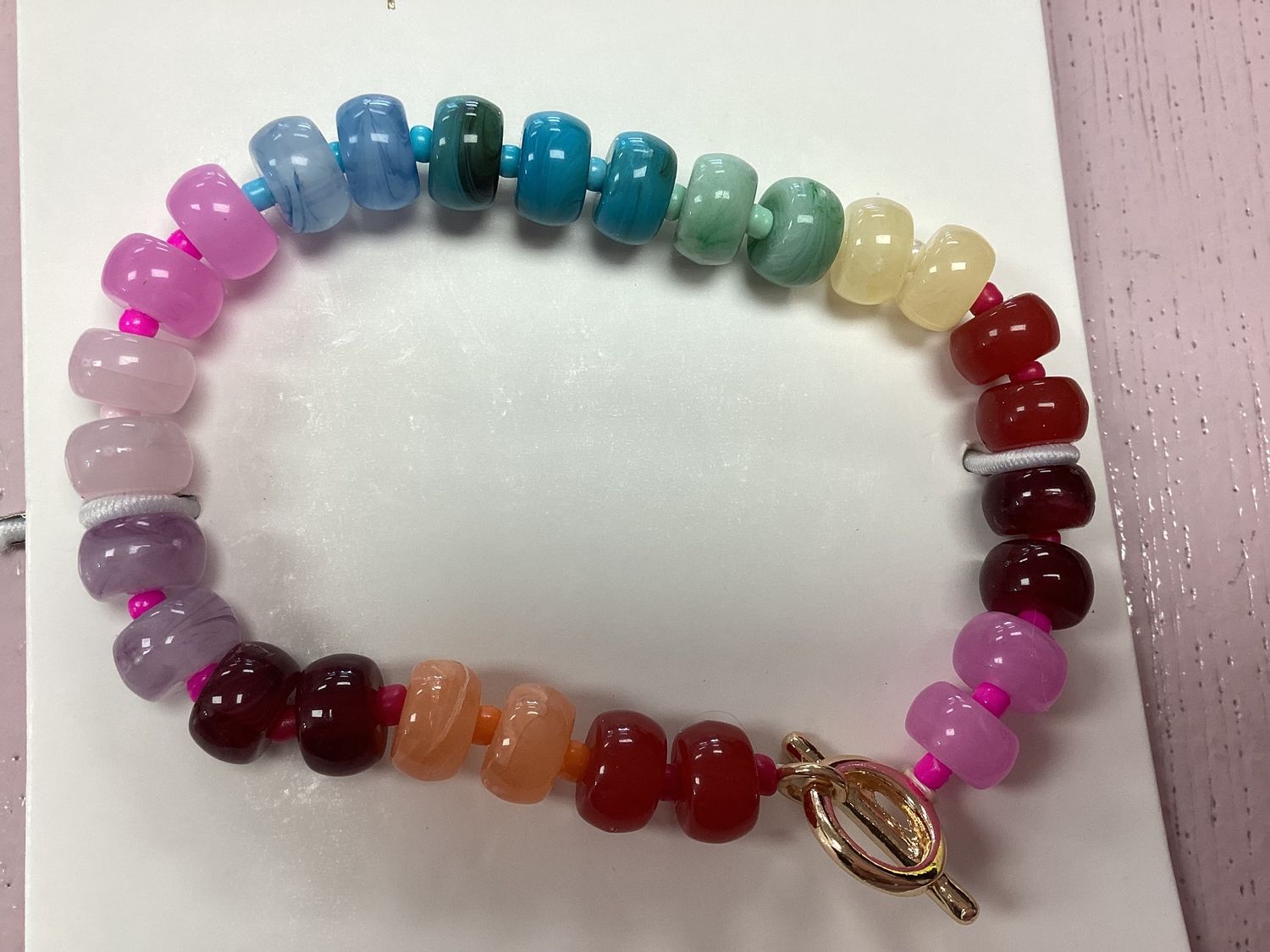 Ombré Multi Beaded Bracelet