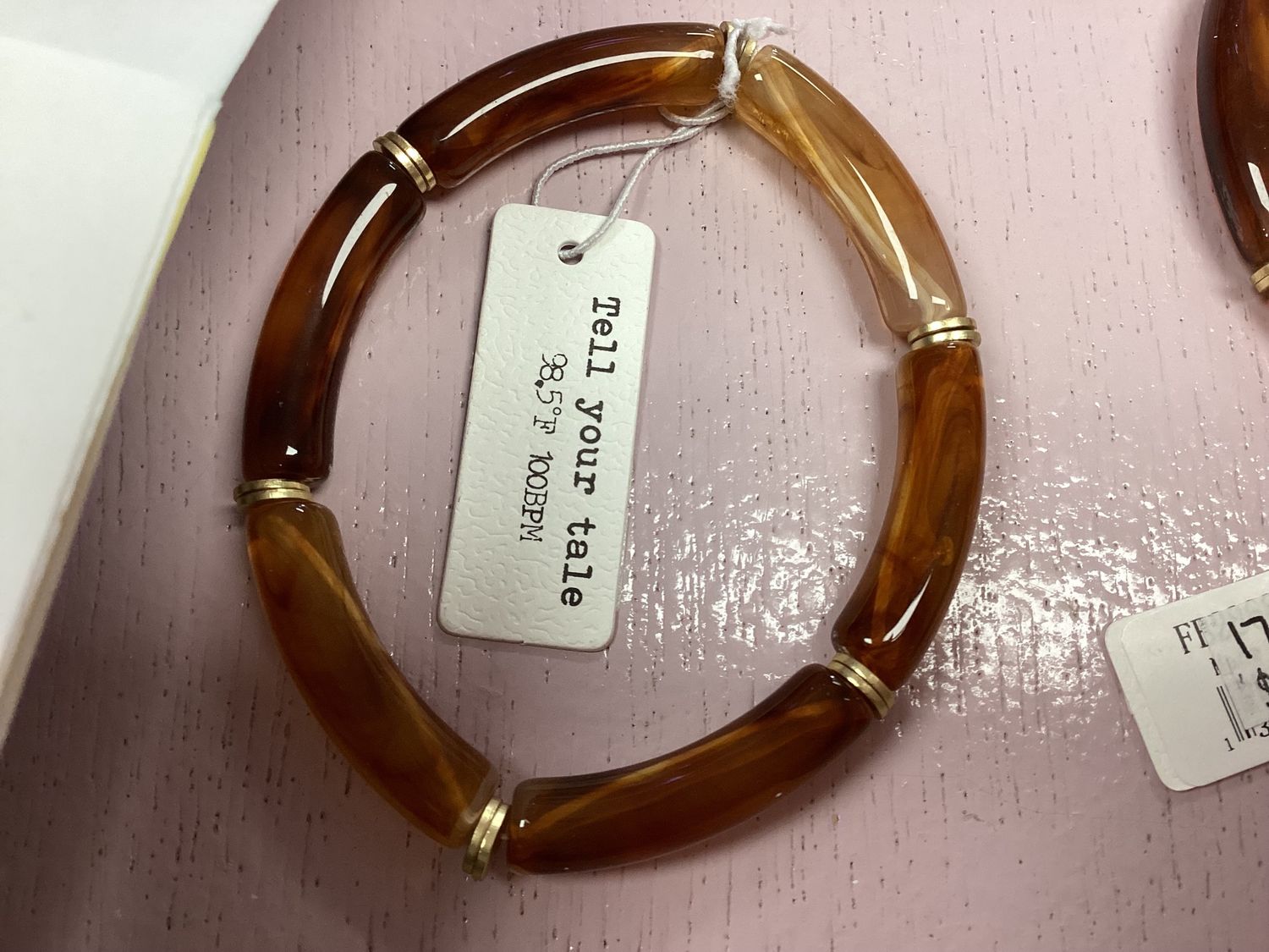 Brown Stretchy Bracelet