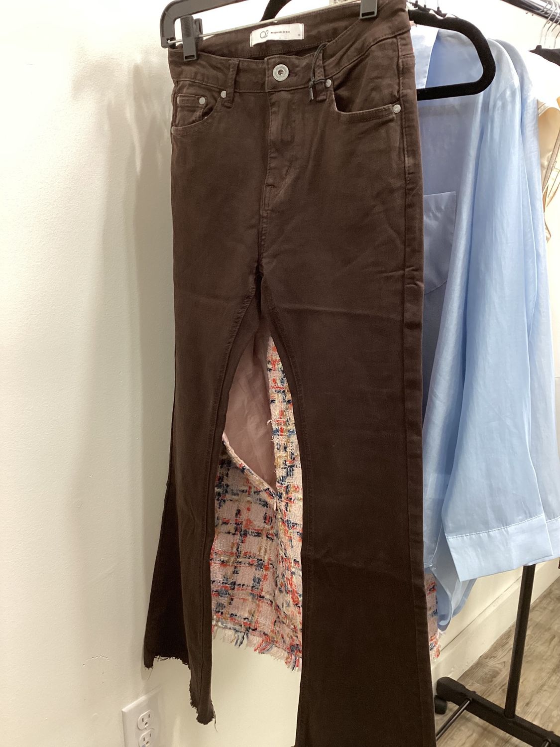 Braelyn Brown Flare Jeans